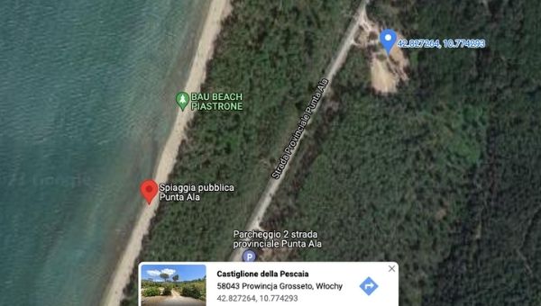 Plaża Punta Ala WakacjeweWloszech.pl