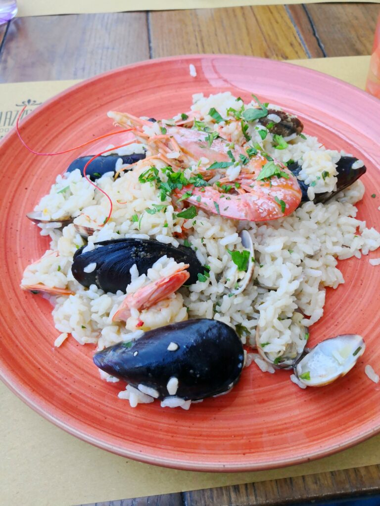 Pizza w Ristorante Palazzo Tempi we Florencji