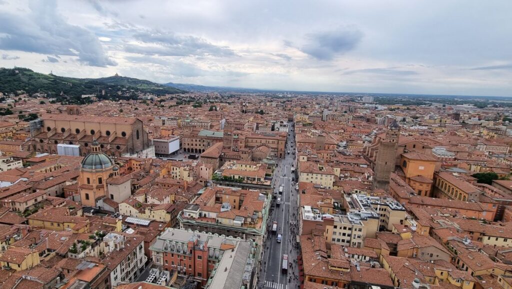 Widok z Wieży Asinelli | Bolonia