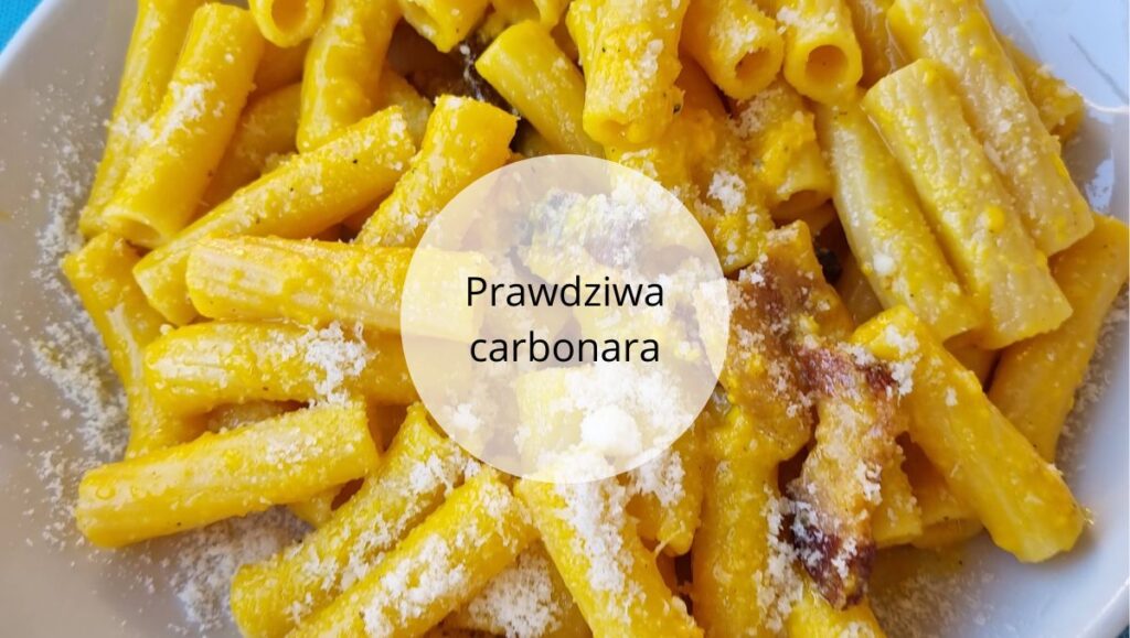 Prawdziwa carbonara bez śmietany